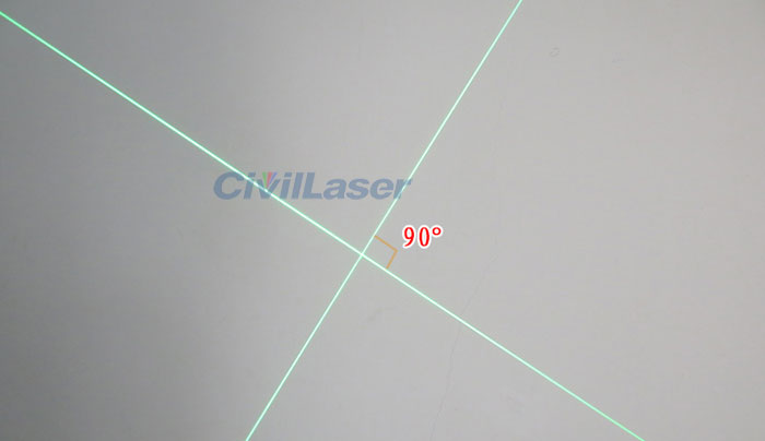 532nm 10mw Verde Adjustable Width  Laser Positioning Lamp Módulo láser Line Cross 2IN1
